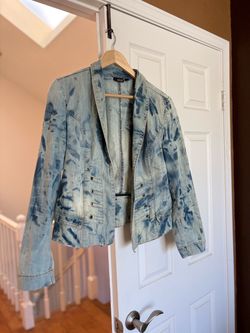 Bleached Denim Ana Blazer for Women