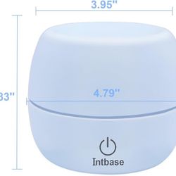 USB Mini Humidifier, Ultrasonic Cool Mist Humidifier Personal Desk Air Purifier for Bedroom Home Office Baby Yoga Toilet and Car 300ml (Blue)