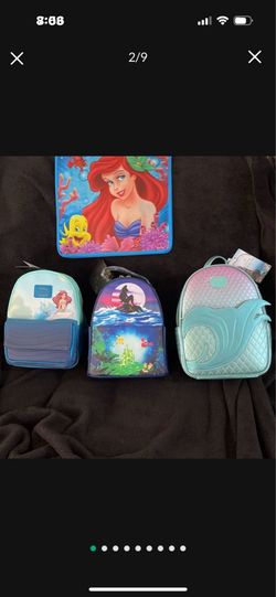 Disney THE LITTLE MERMAID 🧜🏼‍♀️ Peekaboo MINI BACKPACK 🎒 If Posted It’s Available !  🤩(Price Is Firm ) $65 EACH !