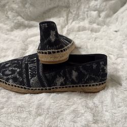 Dior Black/silver Flats Size 42