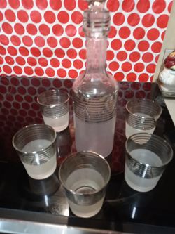 For sale..Glass..7 pieces