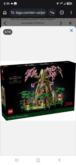 Zelda Great Deku Tree 2 in 1 Lego Set