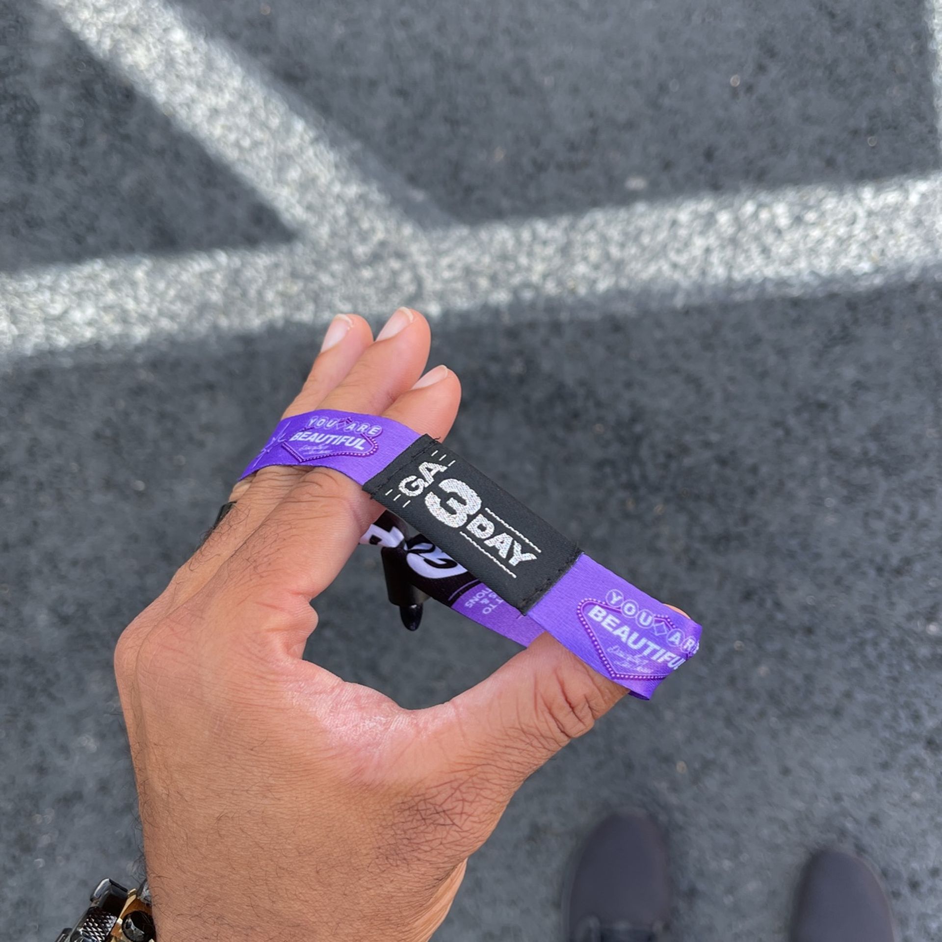 Life Is Beautiful 3 Day Wristband For Sale