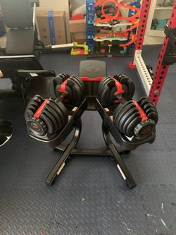 Bowl Flex Adjustable Dumbbell With Stand