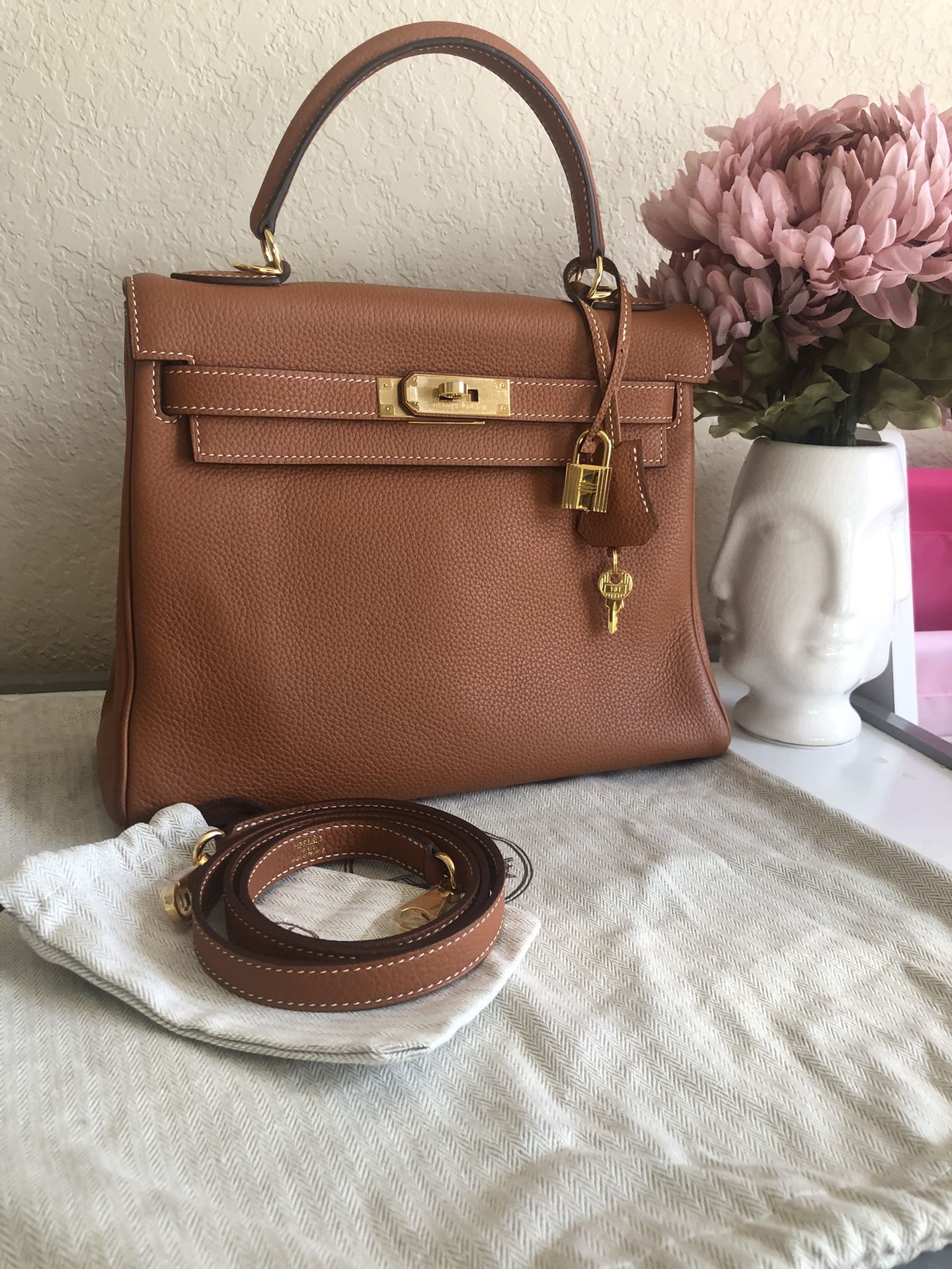 Brand New Bag Kelly 30 Gold On Gold