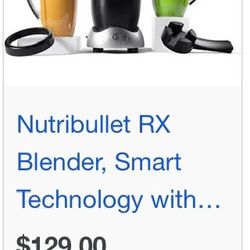 Nutri Bullet Rx