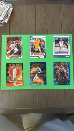 6 NBA Superstar Cards