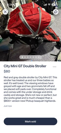 City Mini GT Double Stroller