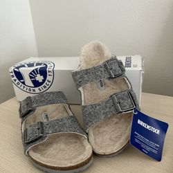 Birkenstock Arizona Kids Gray Wool US 3 Size