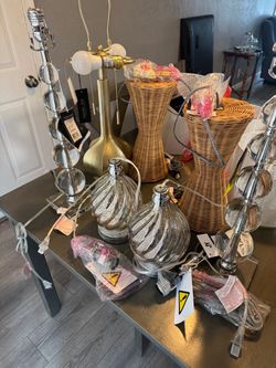 Mixed Lot of Lamp Bases – 8+ Pieces