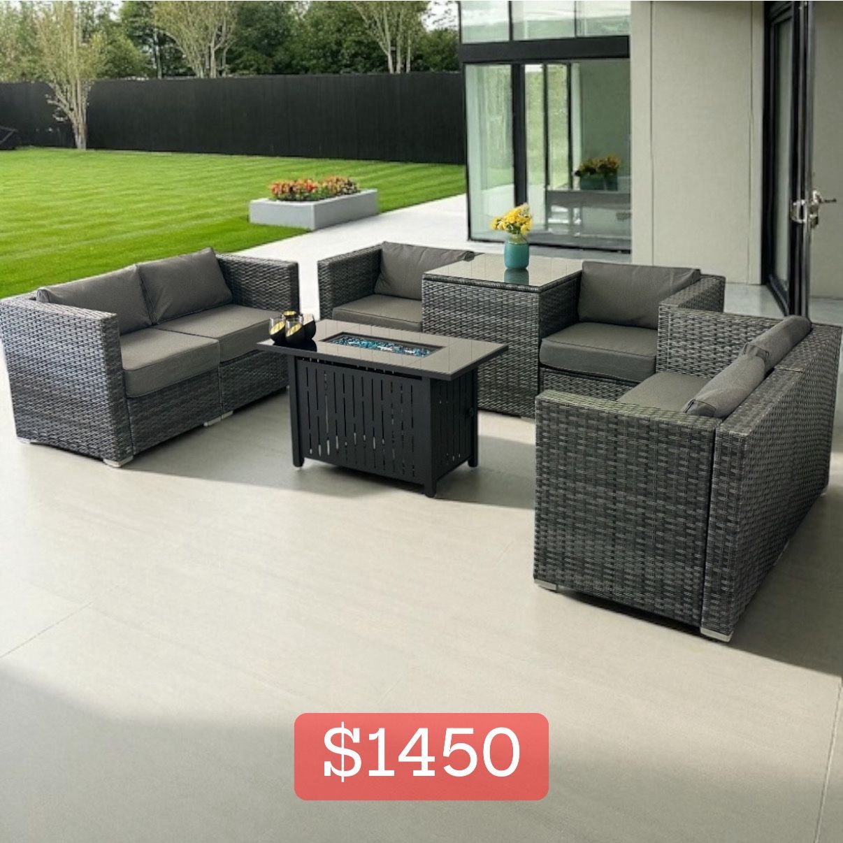 New Inbox Patio Set With Cushions (we Finance And Deliver)