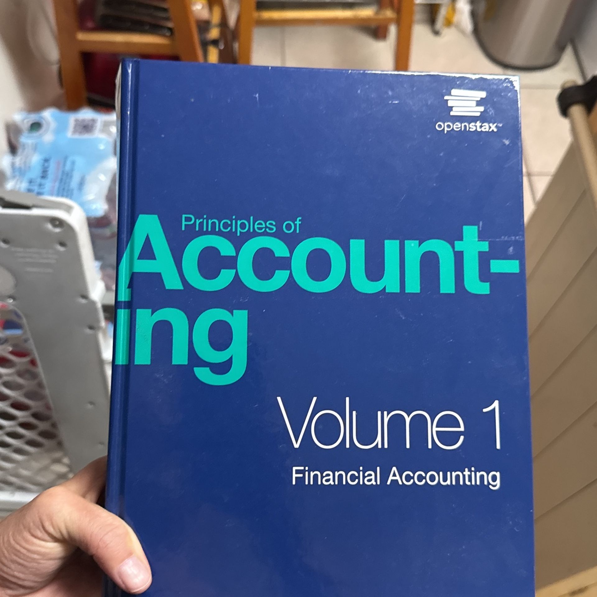 Principle Of Accounting, Volume One Financial Accounting