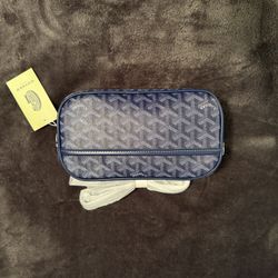 Navy Blue Goyard Cross Body  