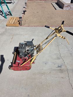 Gas-Powered Reel Lawn Mower
