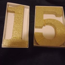 Glitter Numbers 15