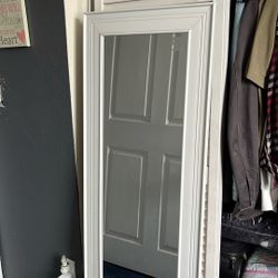 Full Length Over The Door , Hanging Mirror, Read Description.