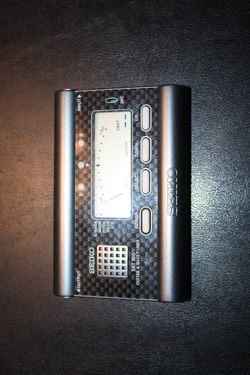 Seiko chromatic tuner guitar/bass