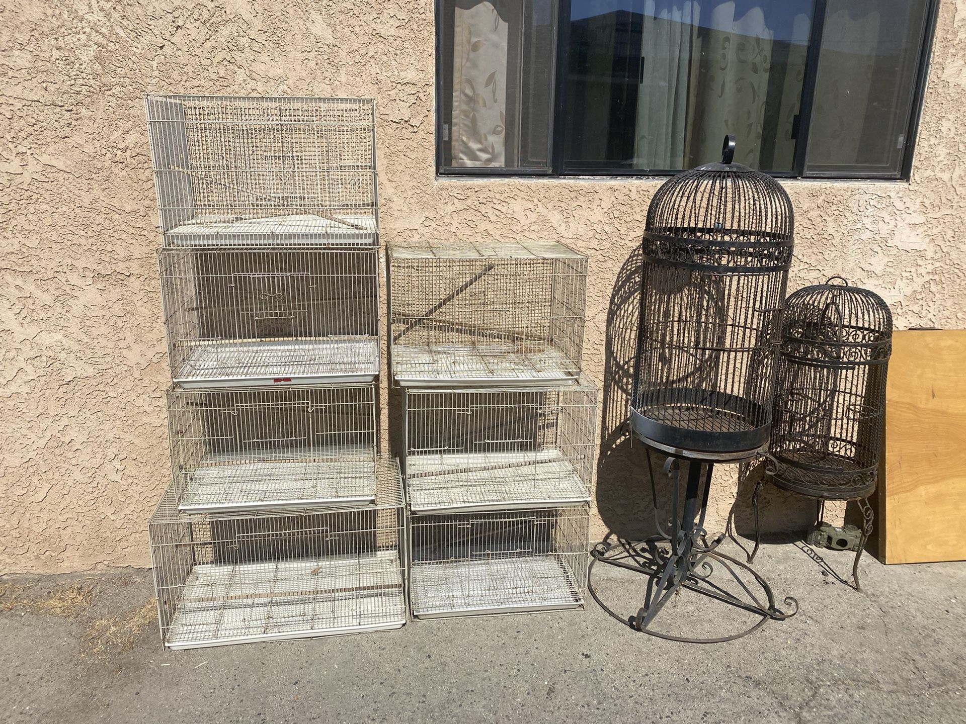 Various Sized Bird Cages Bundle Package Deal