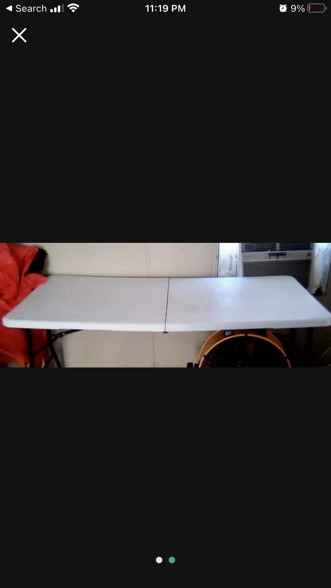 6 Foot White Folding Table Plastic