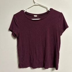 Garage Ribbed Cropped  Tee
