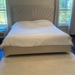 King Bed frame & Mattress 