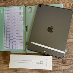 iPad Air 4th Generation (2020 model) 64GB WiFi + cellular LTE unlocked with keyboard & pen 