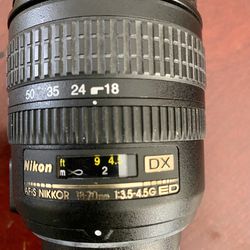 Nikon 18-70mm Lens