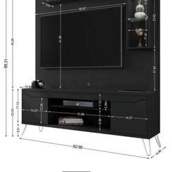 Black Tv Entertainment Center