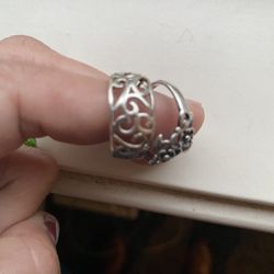 Ring Silver 925. #7 Flor#8 De Fijuras