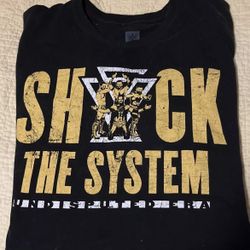 WWE NXT Undisputed Era Shock The System Black  and Yellow T-shirt 3XL