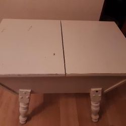 Wood Storage Bench