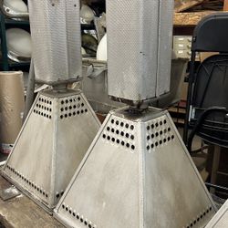 Industrial Pyramid Factory Pendant Lights