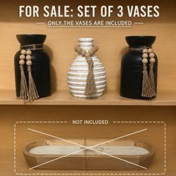 3-piece vase set (small)