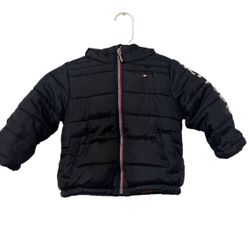 Tommy Hilfiger Jacket Kids Size 24 Months Coat Blue Puffer Jacket Comfy Warm