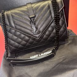 Saint Laurent Quilted Shoulder Bag