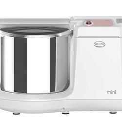 ULTRA Mini Table Top 1.25L Wet Grinder with Atta Kneader, 110-volt (New Model), white, 1.25-Liter