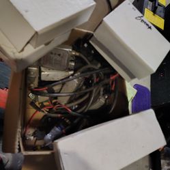 HID bulbs and ballasts. Both 35 and 50 watt.