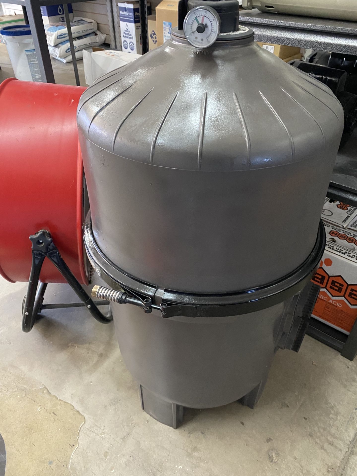 Refurbished cartridge and de pool filters for sale. We also offer installation for additional cost