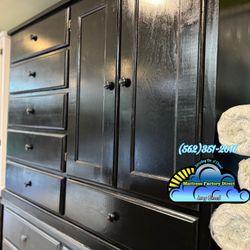 Black Baby Wardrobe Clóset Ropero New Chest Dresser 