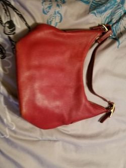 Used Red Coach Bag