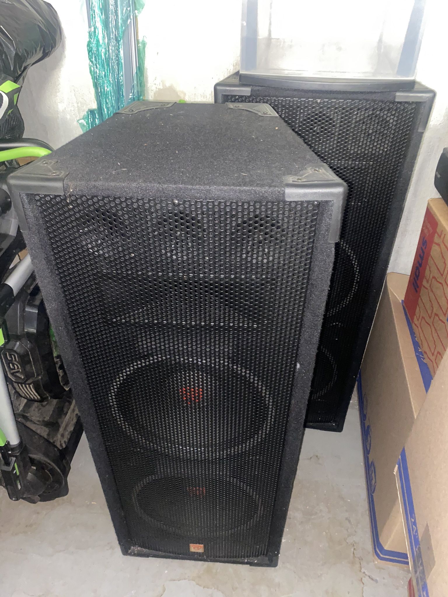 (2) Rockville RSG12.28 Dual 12” PA Speakers Totaling 4000 Watts