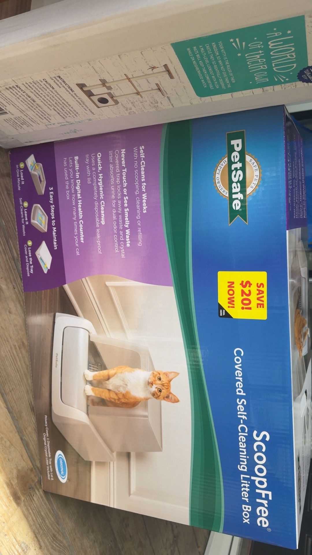 Cat Self Cleaning Litter And Cat Trees