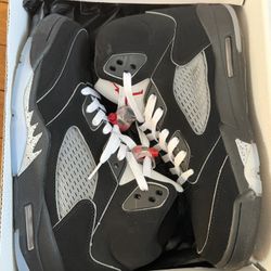 Jordan 5 Black Metallic Size 10.5 Mens 