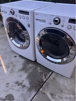 Lg washer and dryer electric set great working condition