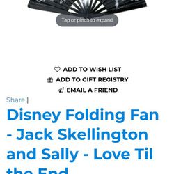 Jack Skellington And Sally Disney Fan