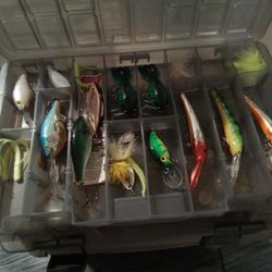 Plano Takle Box And Fishing Rods 