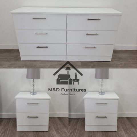 Comoda Y Mesas De Noche... Dresser And Nightstands