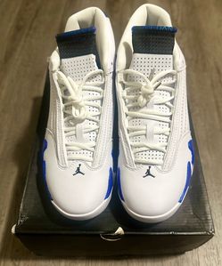 Nike Air Jordan 14 “White Hyper Royal”