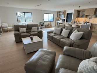 Living Spaces Sofa Set – Super Comfortable, Excellent Condition
