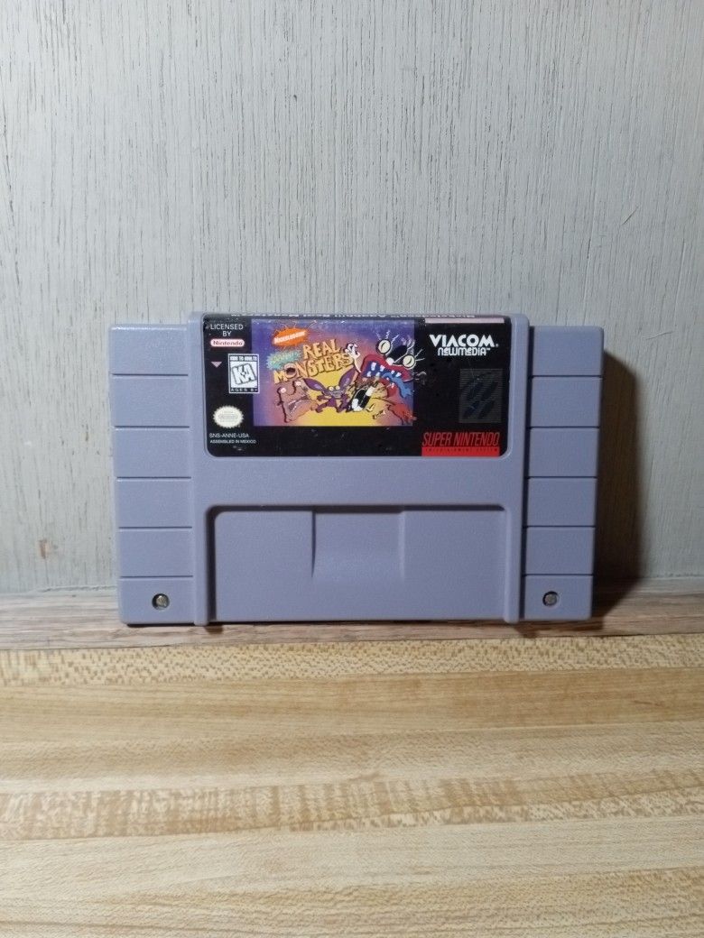 Super Nintendo Real Monsters 